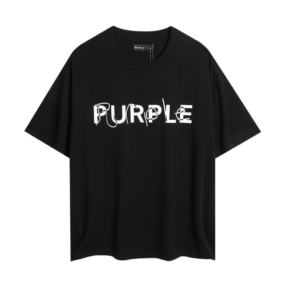 Purple Brand pure cotton T-shirt short sleeved gallery