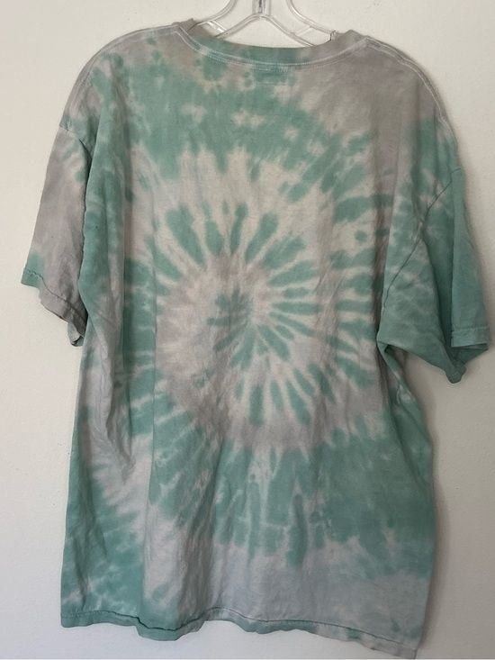 Rue 21 Tie-Dye 'DRIP' Graphic Tee - Mint & White Men’s Large gallery