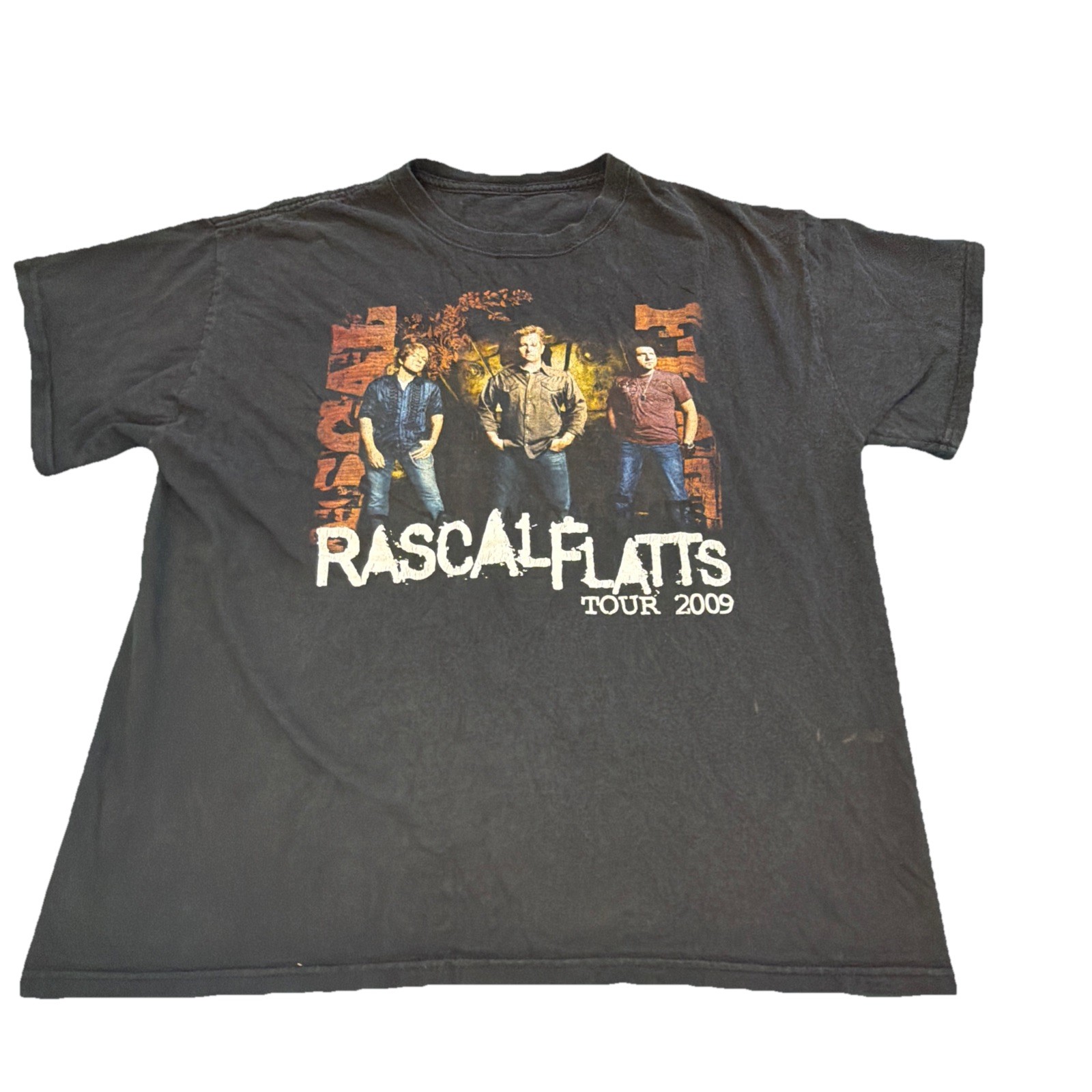 Rascal Flatts 2009 Still Feels Good Tour Concert T-Shirt Large