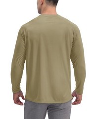 UPF50+ Men’s Long Sleeve Sun Protection UV Shirts Rash Guard Hiking Running Tops