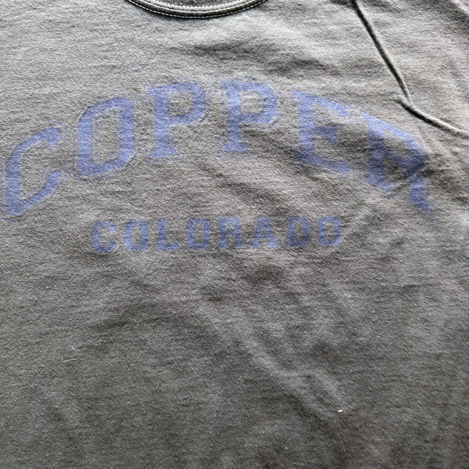 Copper Colorado Shirt Mens L Black Graphic Crewneck Tee Contrasting Trim gallery
