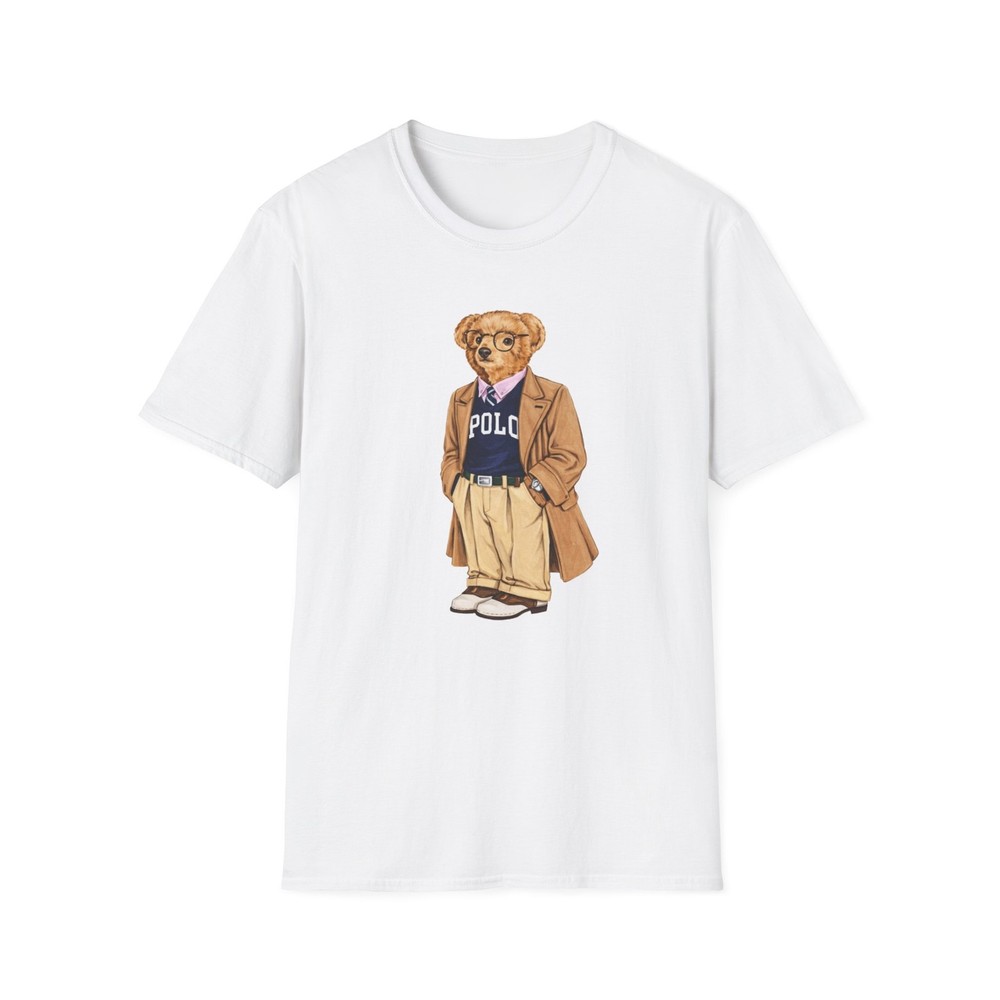 Polo Bear Tshirt Unisex Cotton Inspired Shirt Size XS-XL