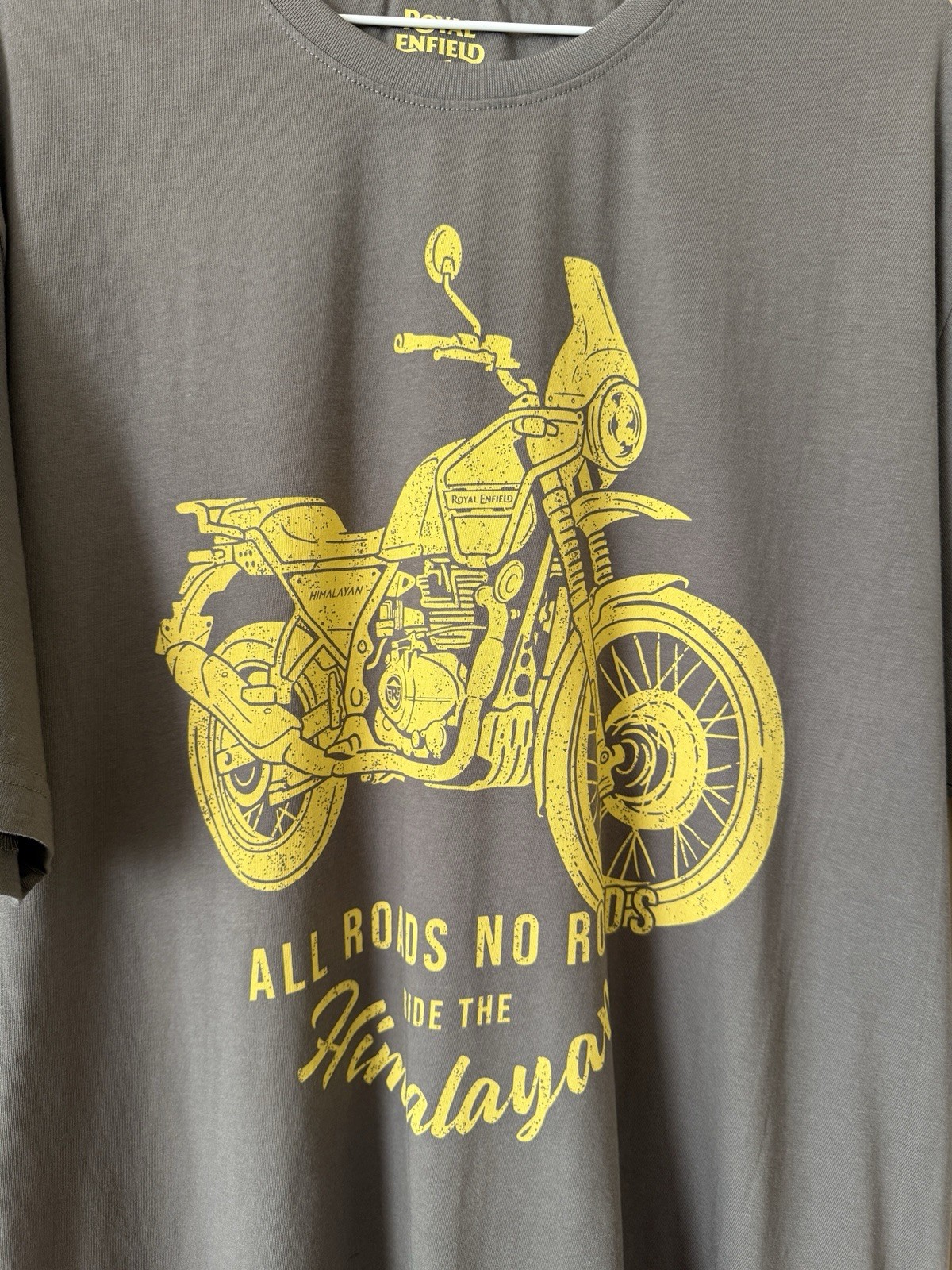 Royal Enfield Men’s Himalayan Motorcycle Graphic T Shirt Sz XL Grey Biker NWT gallery