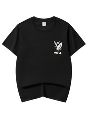 Niepce Men’s Crane and Waves Graphic Tee Japanese Streetwear T-Shirt