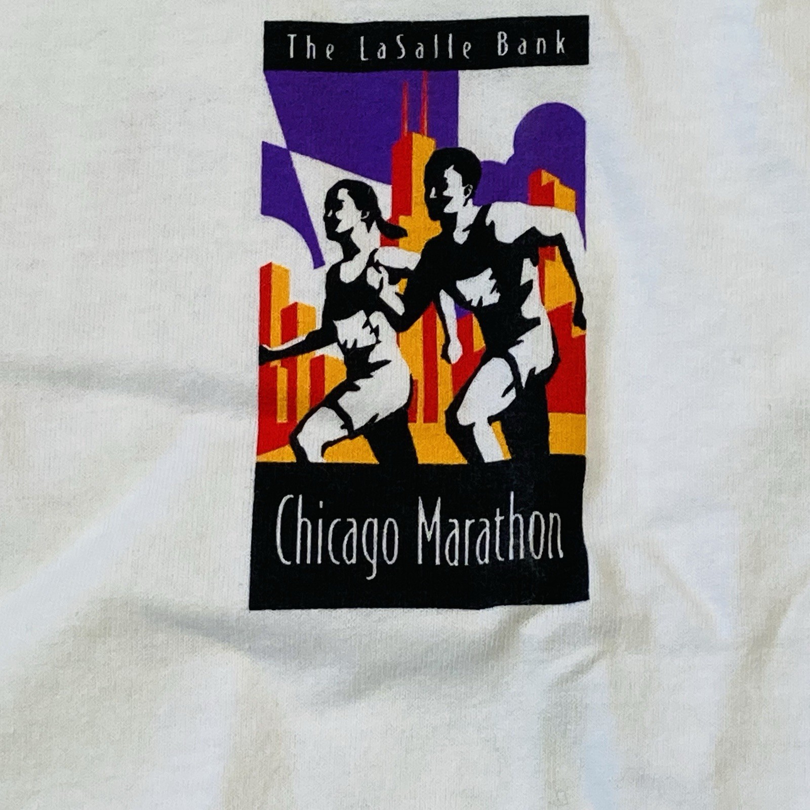VTG NEW BALANCE 2003 Official Chicago Marathon Finishers Tshirt MEDIUM New Tags gallery