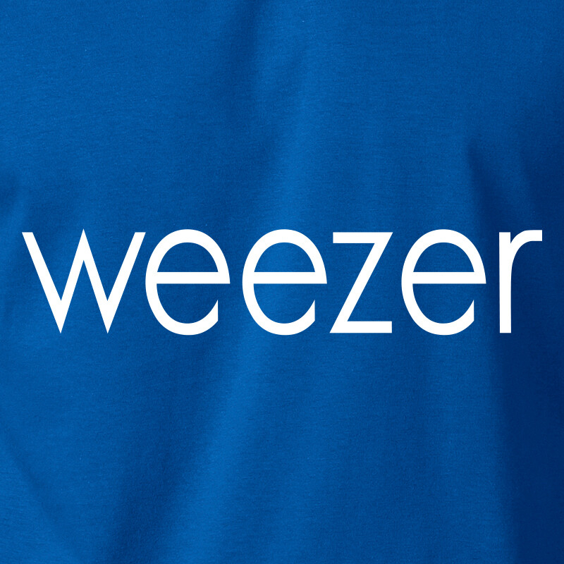 WEEZER Logo T-Shirt Alternative Rock Band Concert Skater Punk S-6XL Tee
