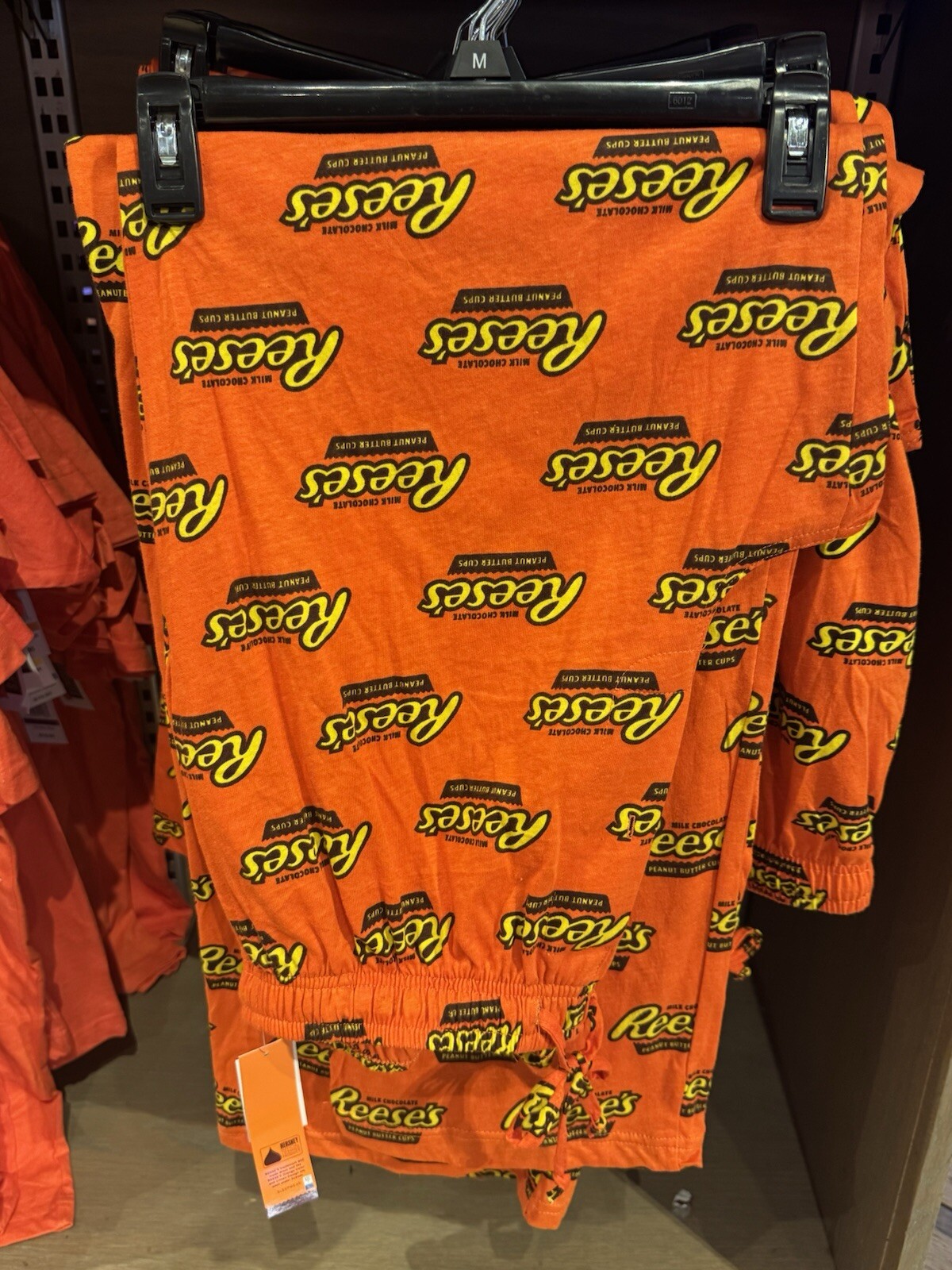 Hershey's Chocolate World NYC x Reeses Peanut Butter Cup Adult Pajama Pants gallery