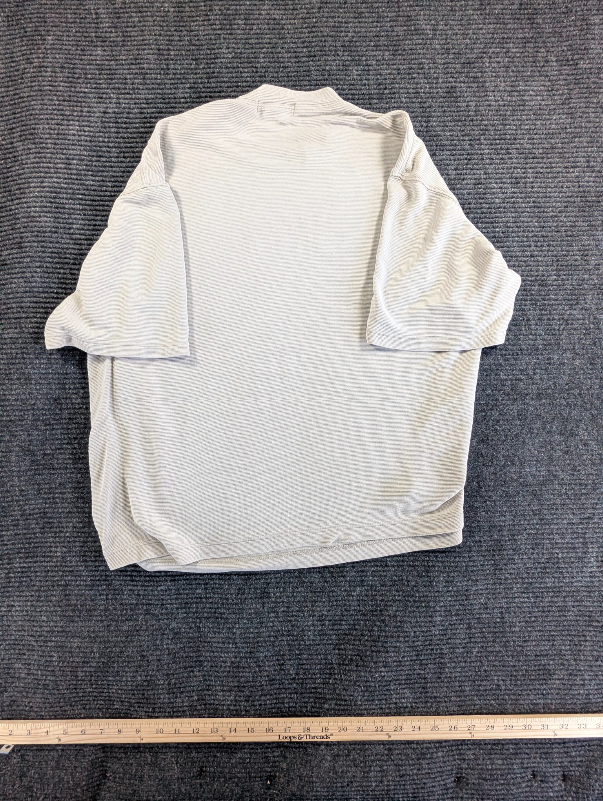 Per Lui Per Lei by Kukki Silk T Shirt Mens Large Beige Short Sleeve Crewneck gallery