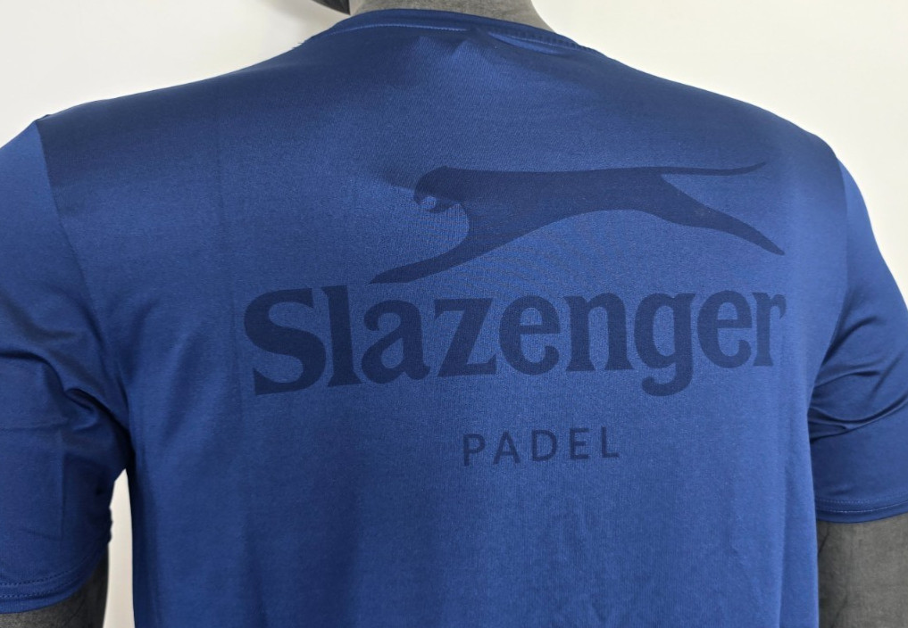 Slazenger Padel - Tim Tee II - COOLMAX AIR Short Sleeve T-Shirt - Blue gallery