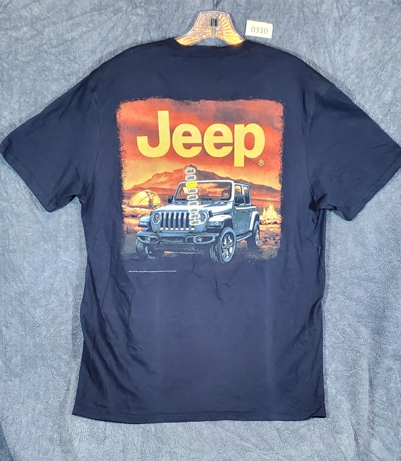 NWT Jeep Gladiator T-shirt Retro Vibe Size L Jedco Licensed Apparel gallery
