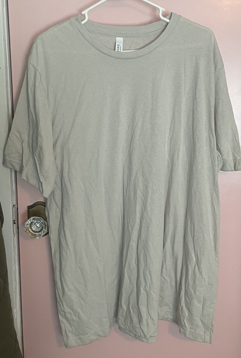 BELLA + CANVAS Unisex Tee Short Sleeve Plain Basic T-Shirt Sand Color Tan gallery
