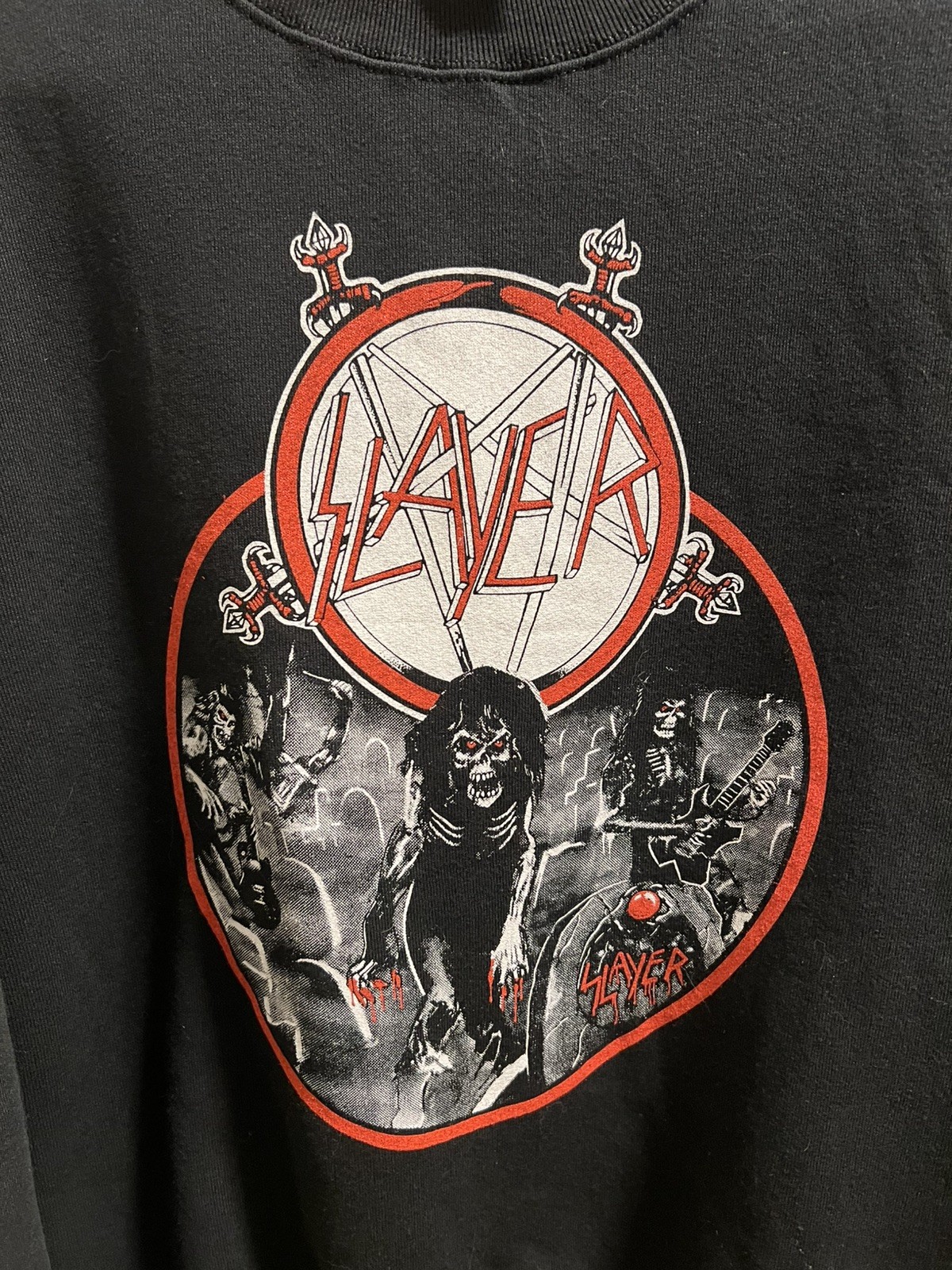 Vintage Slayer Sweatshirt size M gallery