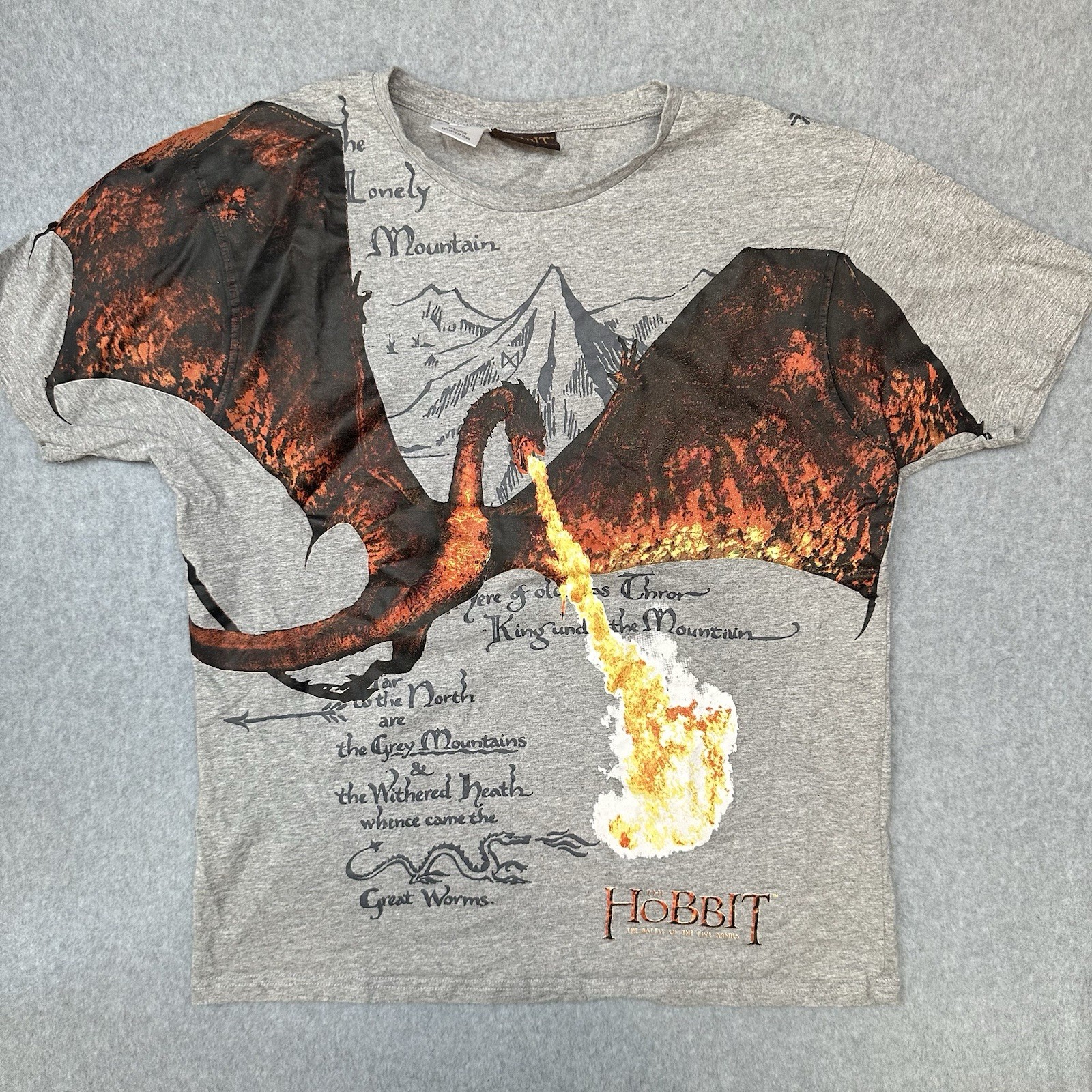 The Hobbit The Battle Of The Five Armies Movie Promo Shirt Men’s Sz XL AOP gallery
