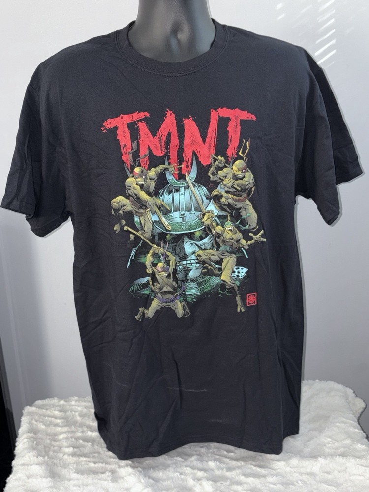 TMNT TEENAGE MUTANT NINJA TURTLES ACTION GRAPHIC TEE SHIRT MENS LARGE NWOT