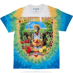 [Limited Edition] Vintage Grateful Dead Let It Grow Tie-Dye T-Shirt Liquid Blue