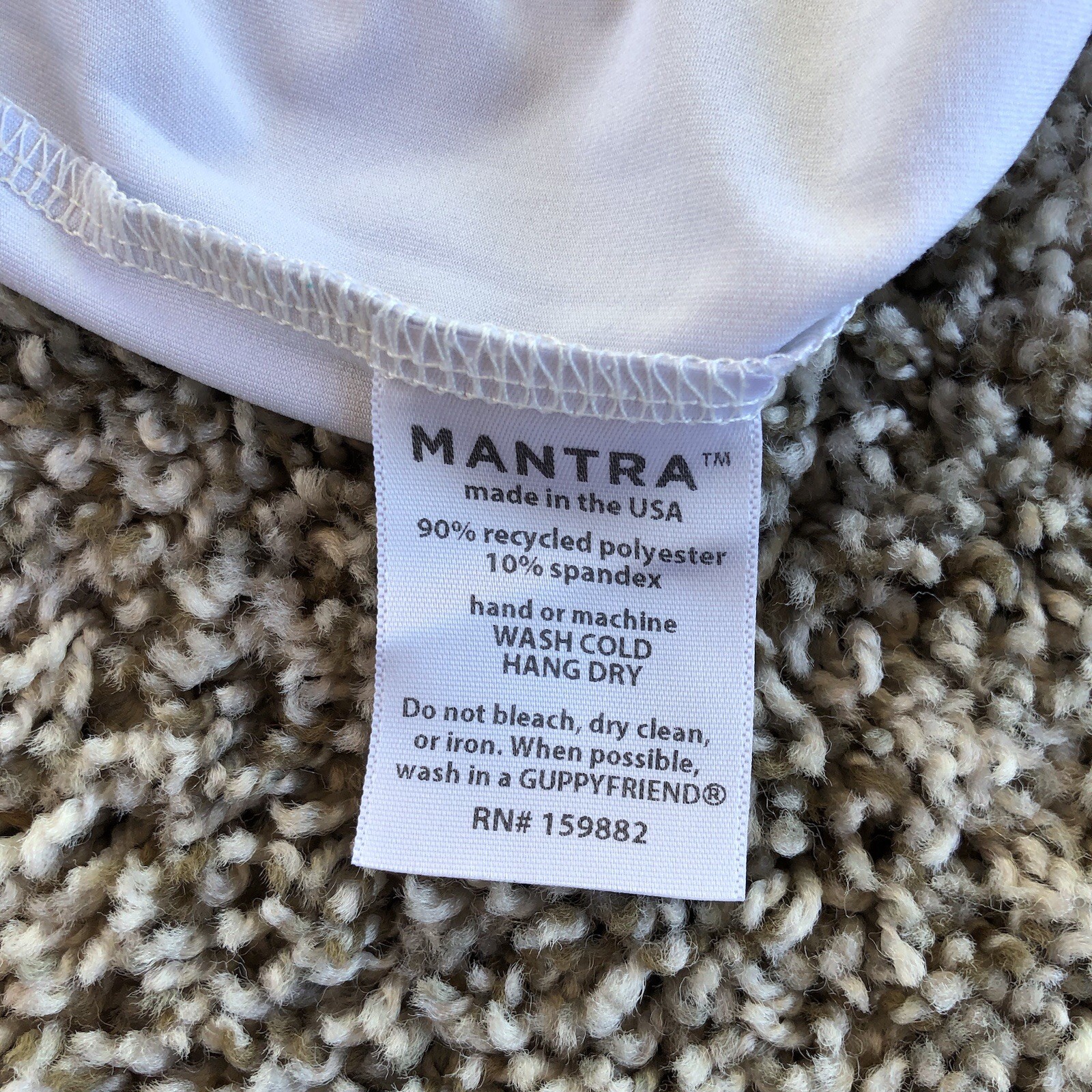 Mantra Performance Polo Shirt Mens 2XL Gray Geometric Stretch Band Collar Golf gallery