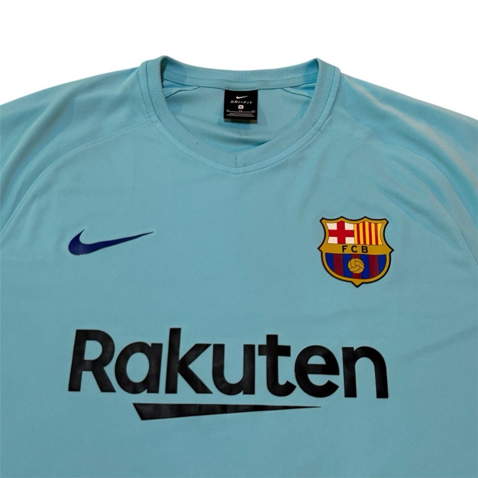 Nike FC Barcelona 2017/18 Third Jersey Blue Orbit XL 847237-484 Rakuten Shirt gallery