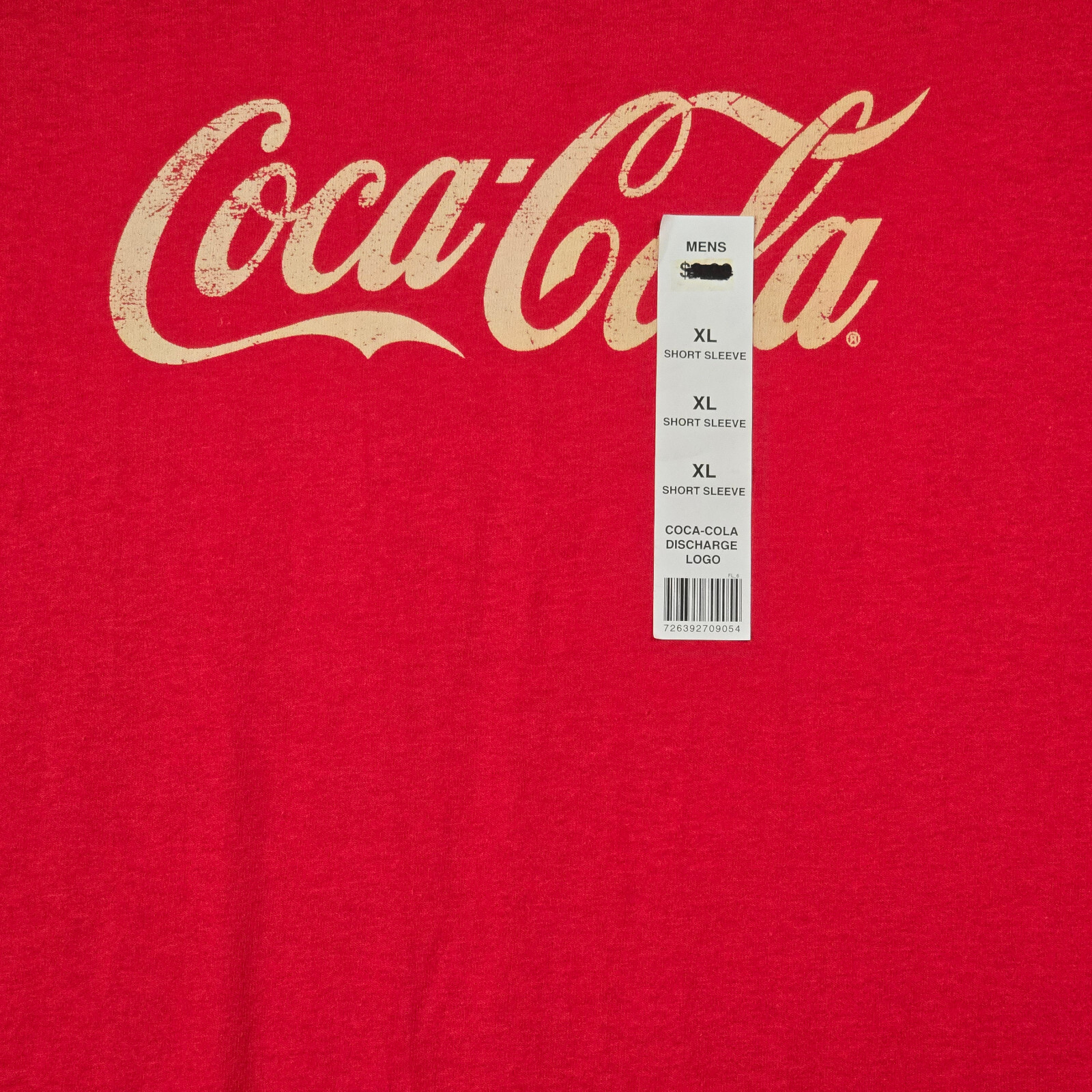 COCA COLA COKE SHIRT MENS Extra Large XL RED casual CLASSIC Vintage LOGO NWT gallery