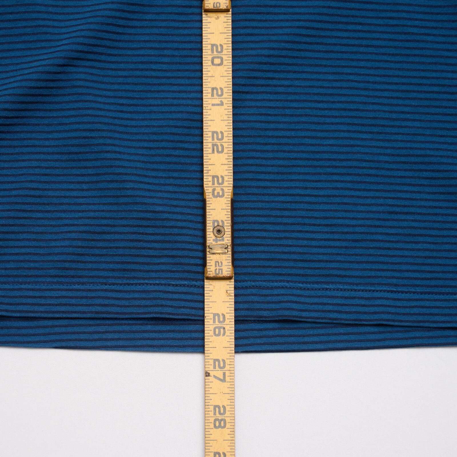Under Armour Heatgear Blue Striped Sleeveless Tee Men's L Semi-Fitted - Read! gallery