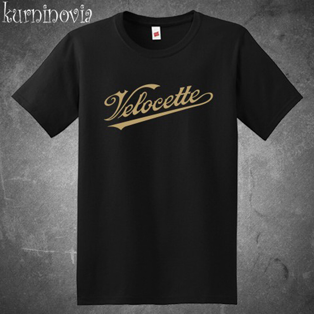 Velocette Classic Motorcycles Men’s Black T-Shirt Size S to 5XL