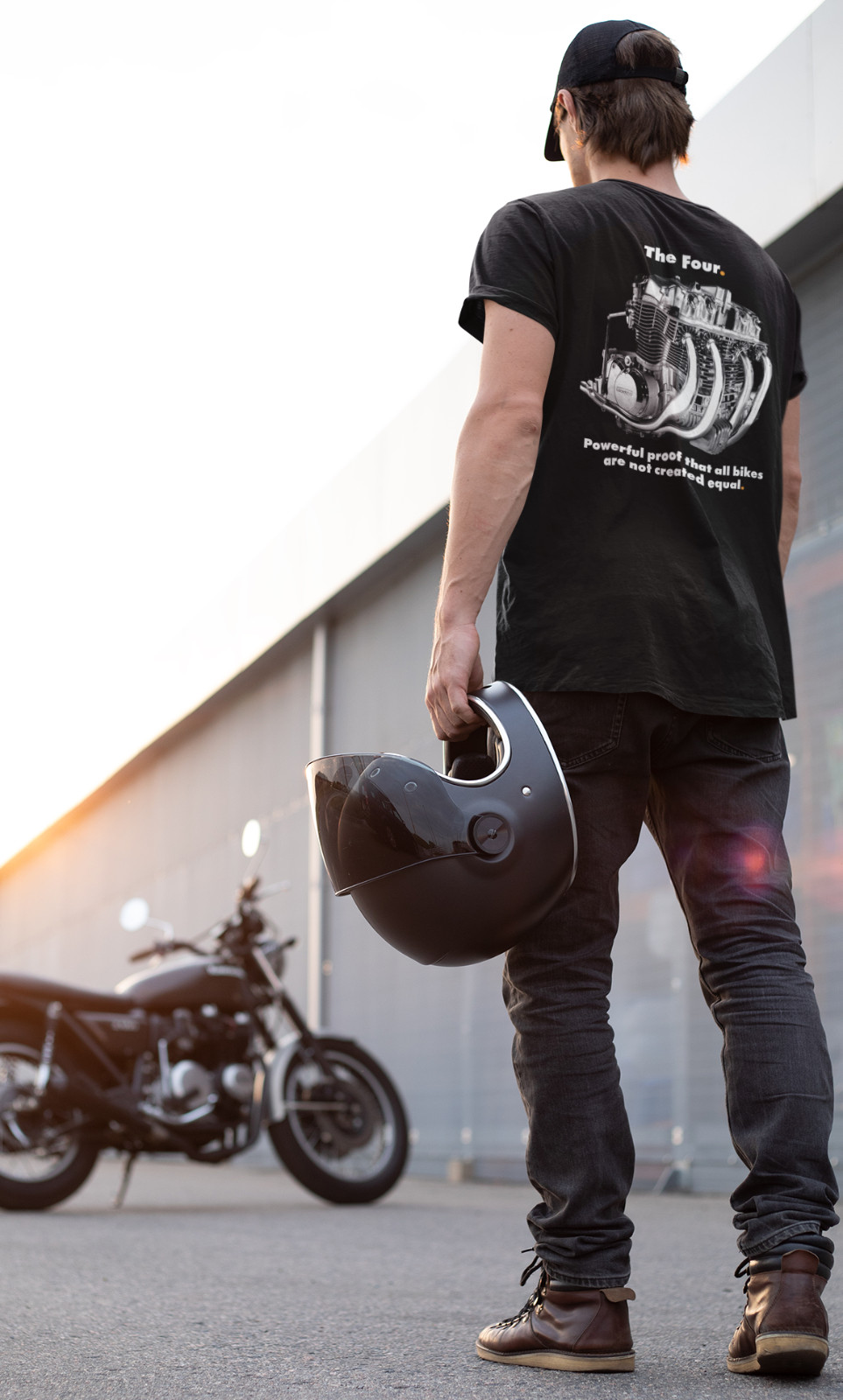 CB750 "The Four" Slogan Short-Sleeve Unisex T-Shirt gallery