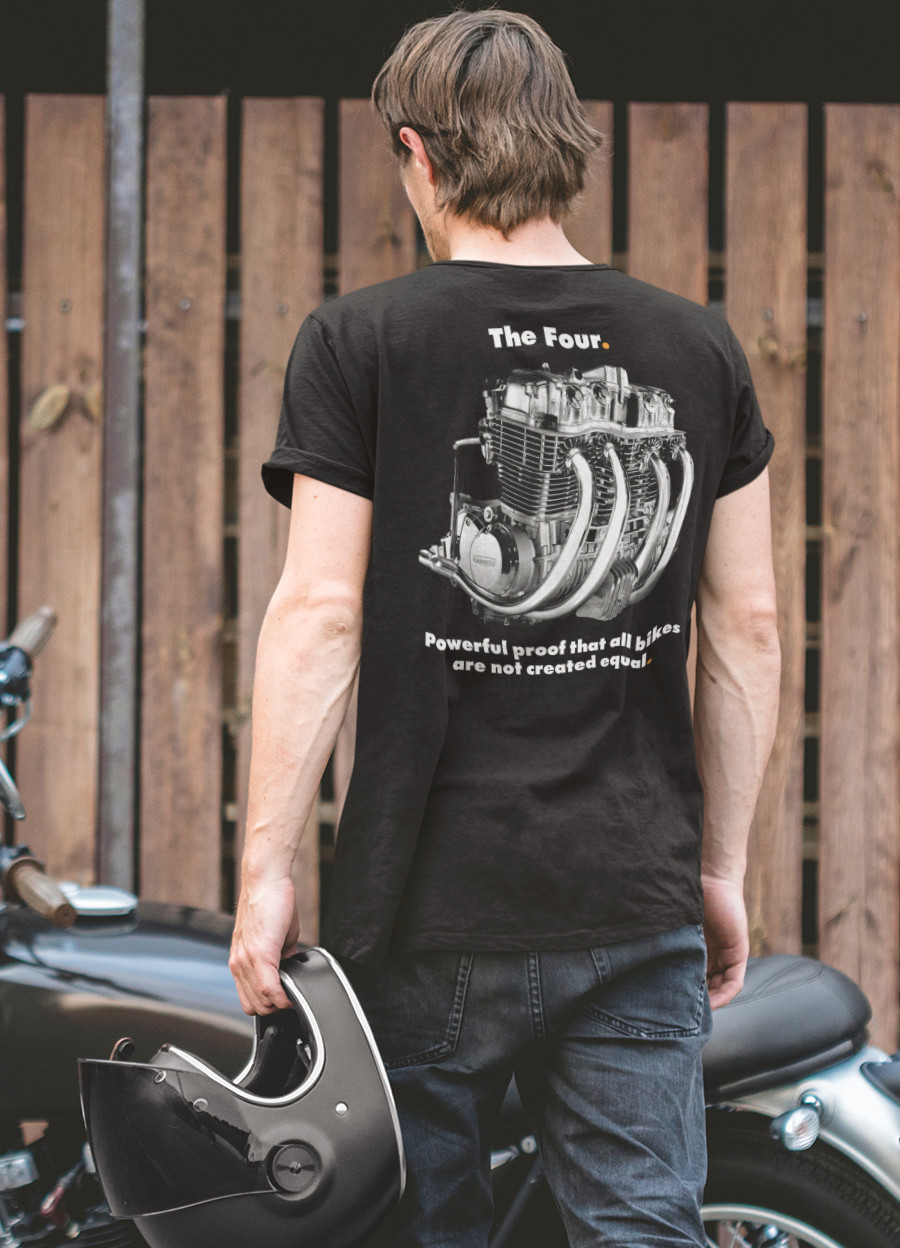 CB750 "The Four" Slogan Short-Sleeve Unisex T-Shirt gallery