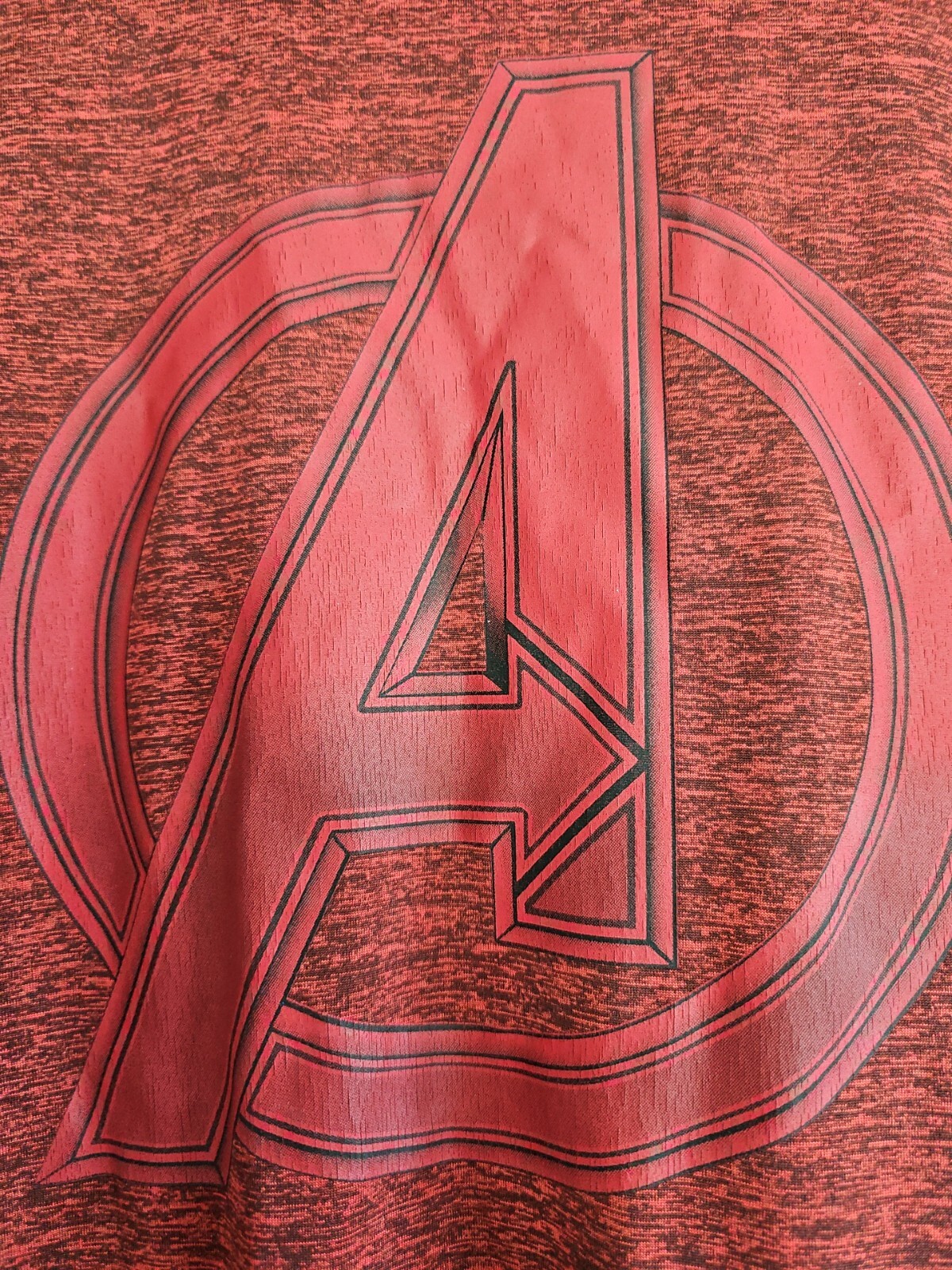 Marvel Avengers Logo Emblem Red Licensed Polyster/Activewear shirt. 2XL gallery