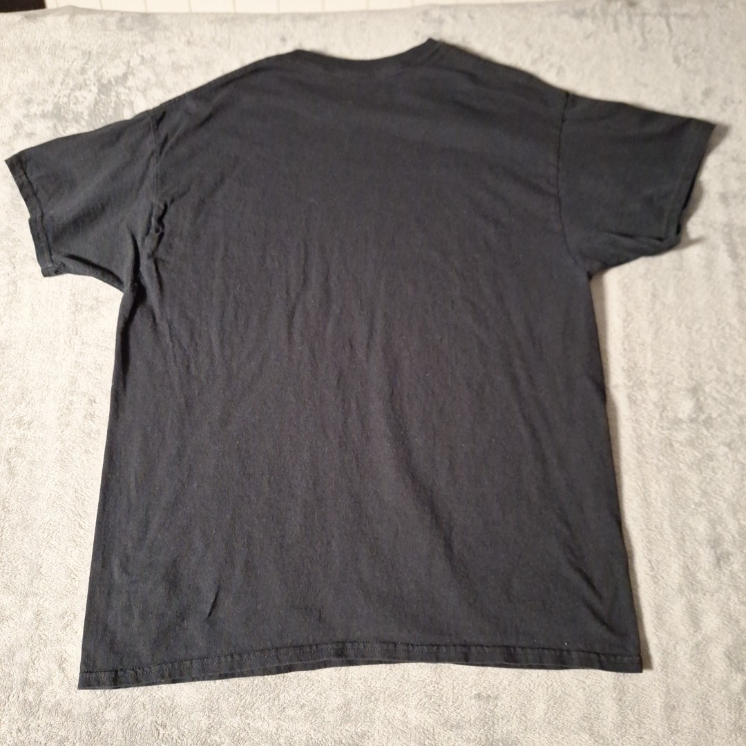 Funny Saying T-Shirt Short Sleeve Black Cotton Size Large "As Far As I Know" gallery
