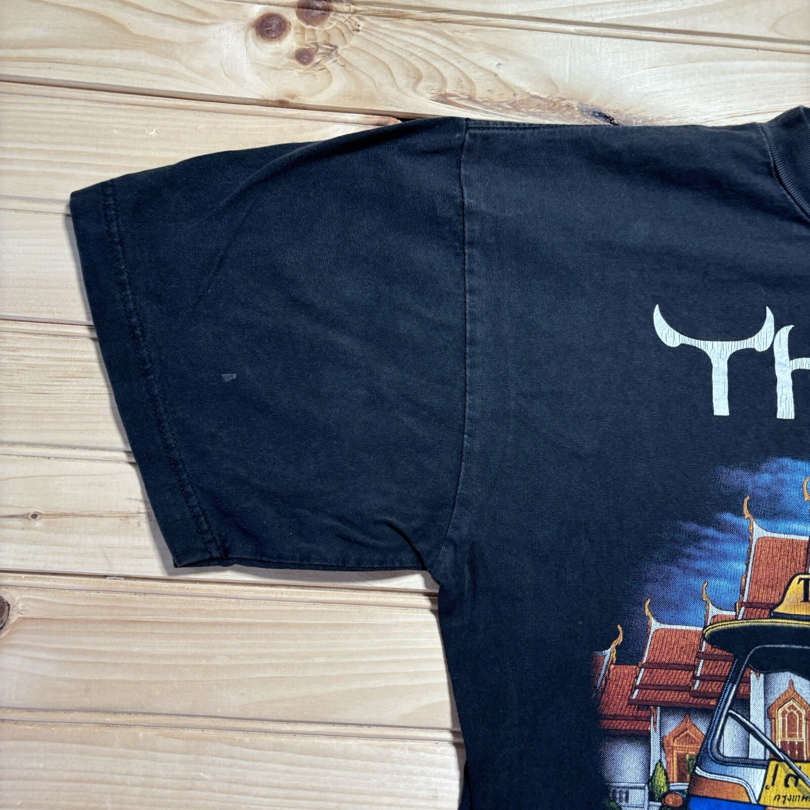 Vintage 90s Thailand Tuk Tuk Thai Classic Standard Car Shirt Size XL gallery