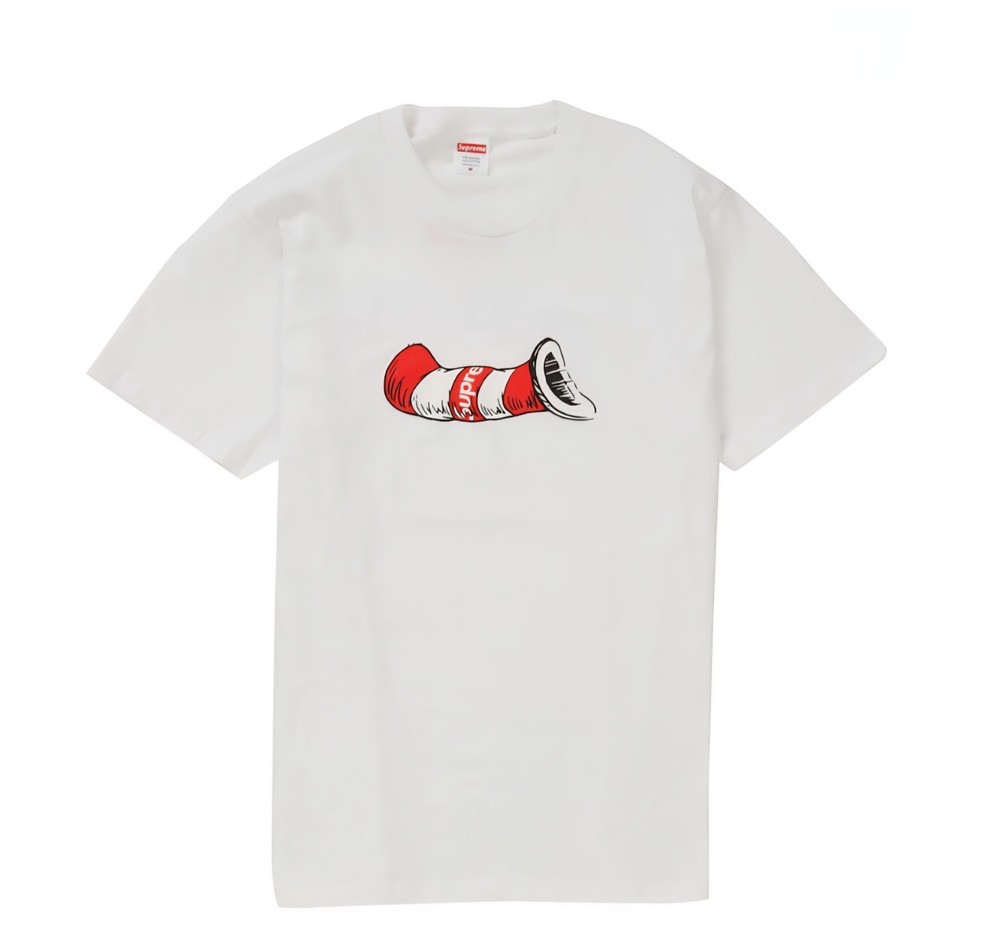 Supreme Cat in the Hat Tee Navy FW 2018 Size Medium – BRAND NEW OPEN BAG