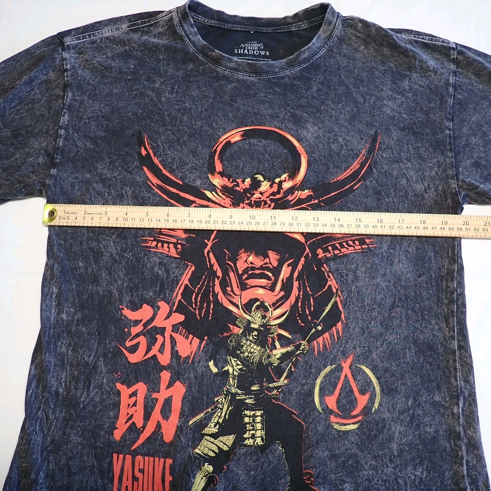 Assassins Creed Yasuke Graphic Print Black T-Shirt Sz XXL / L Not True To Size gallery