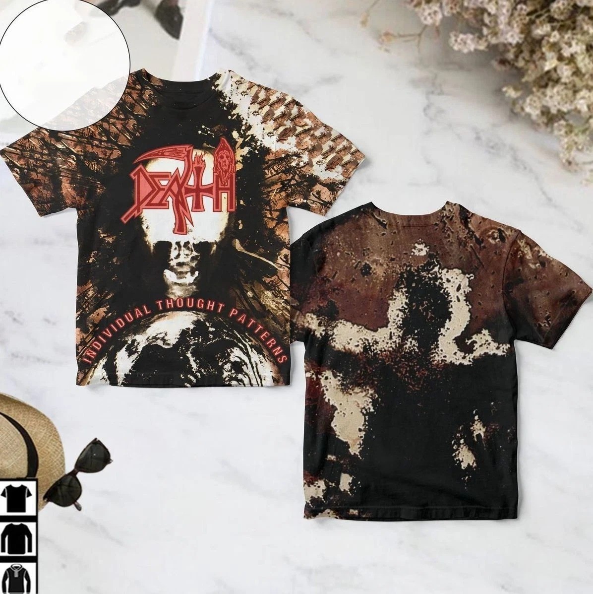 Death Individual Thought Patterns Album Cover 3DT Shirt Full Size S-5XL AB101 gallery