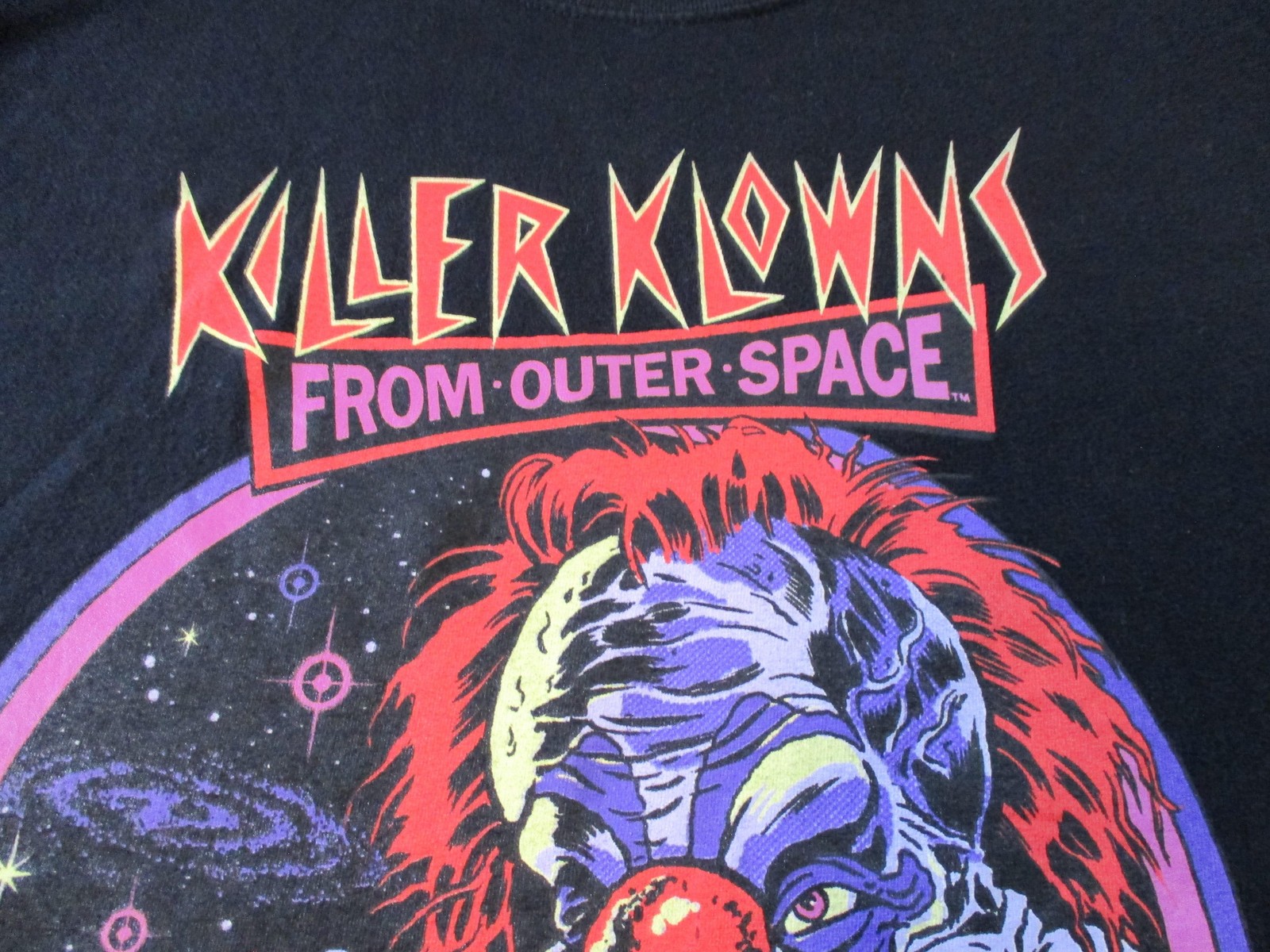 Killer Klowns From Outer Space Shirt Mens XL Black Goodie Two Sleeves Horror gallery