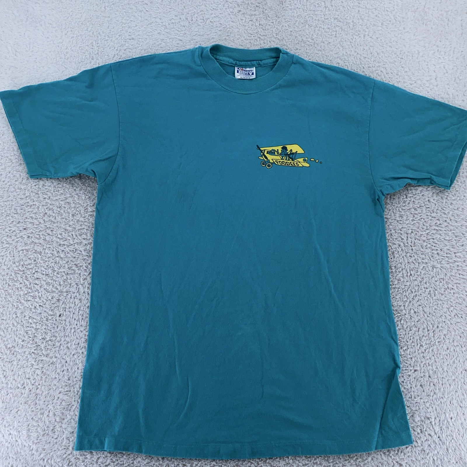 Vintage Foodee's Pizza Milford New Hampshire T-Shirt L Pizzeria Restaurant Food gallery