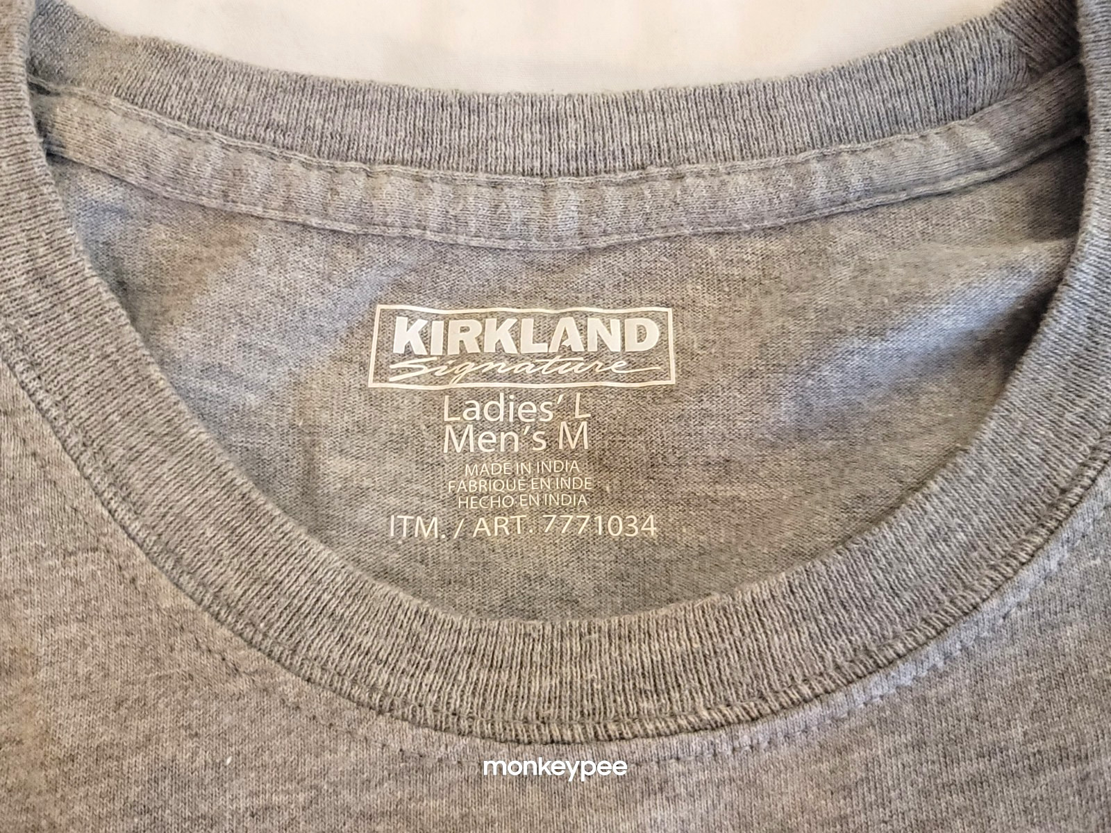 Kirkland Signature Costco Unisex Logo T Shirt Mens Medium Womens large EUC gallery