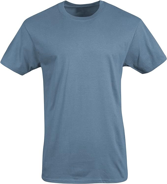 Gildan (5-pack) Indigo Blue Solid Ultra Cotton Short Sleeve Blank Tee T-Shirt gallery