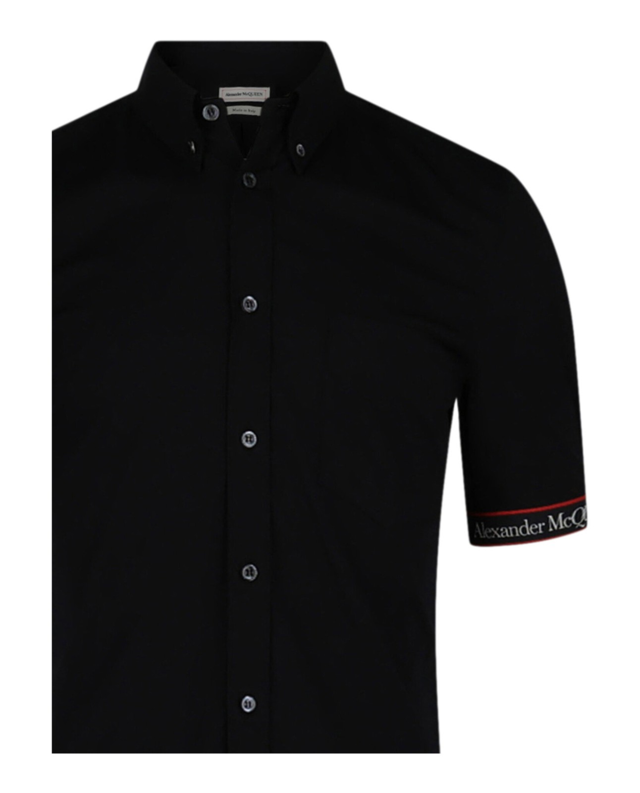 Alexander McQueen Mens Selvedge Tape Button-Up Shirt gallery