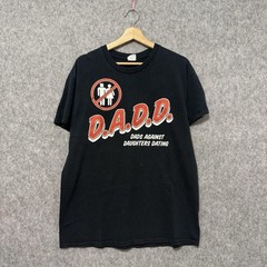 Vintage Gildan D.A.D.D. T-Shirt Men’s L Black Funny Graphic Dads Against Dating