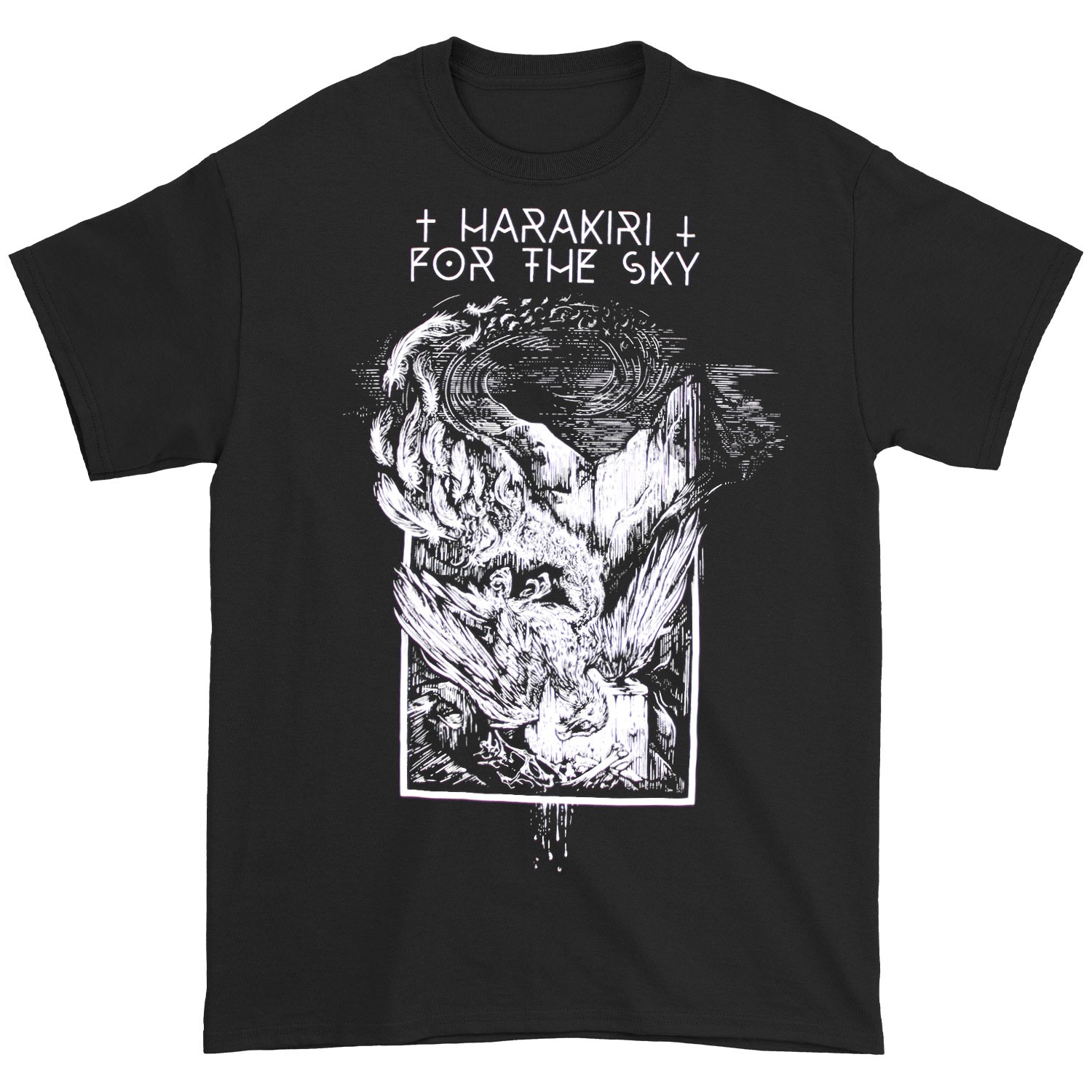 Men's Harakiri For The Sky Dead Vulture T-shirt Medium Black gallery