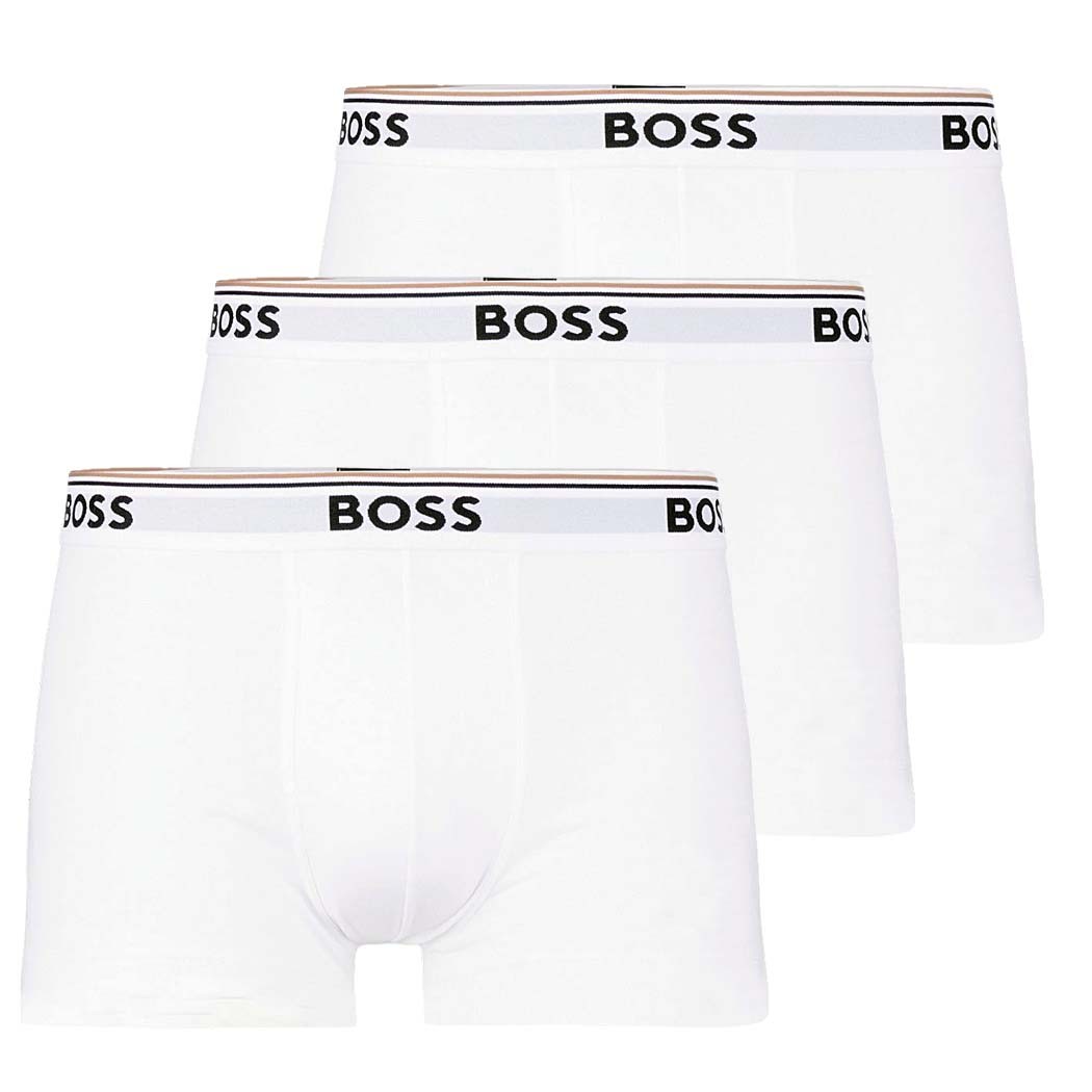BOSS Mens Boxer Briefs Trunks Underpants Cotton Stretch 3 Pack Multipack gallery