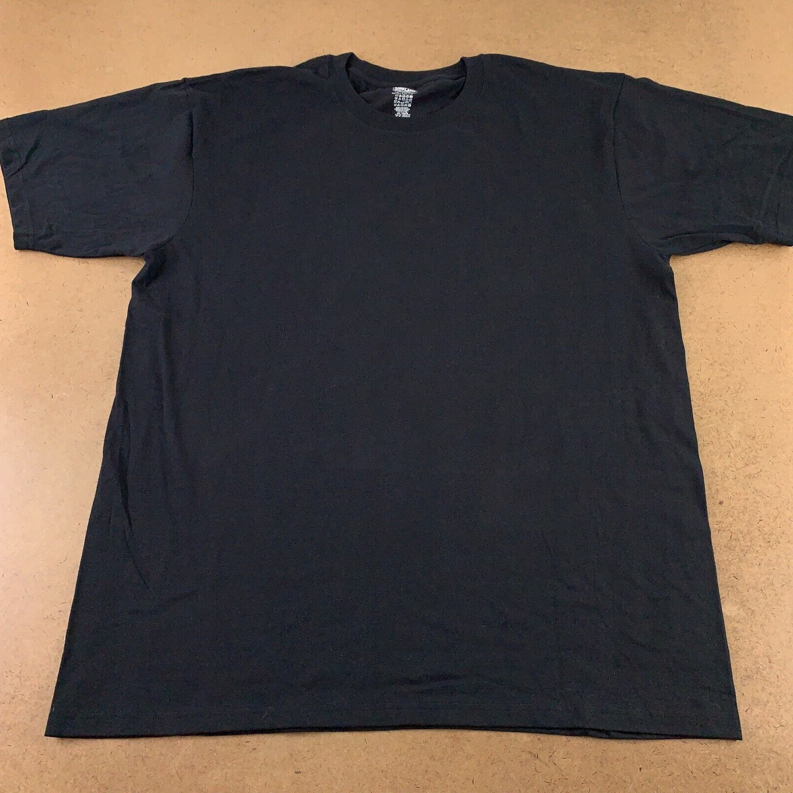 Kirkland Men's Size 3XL Black Cotton Short Sleeve Crew Neck T-Shirt New gallery