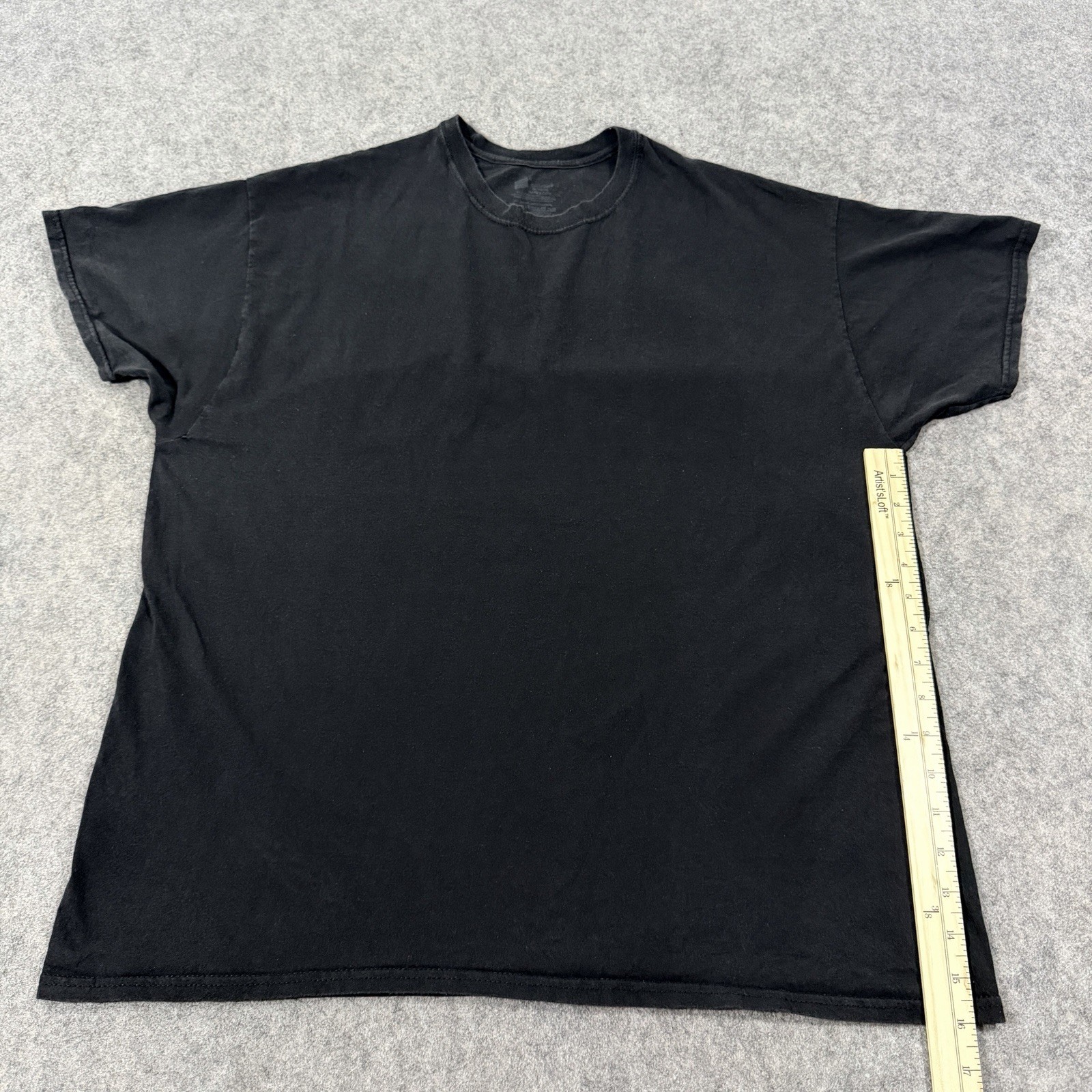 Hanes ComfortSoft Short Sleeve Casual T-shirts Size XL Black 100% Cotton Made gallery