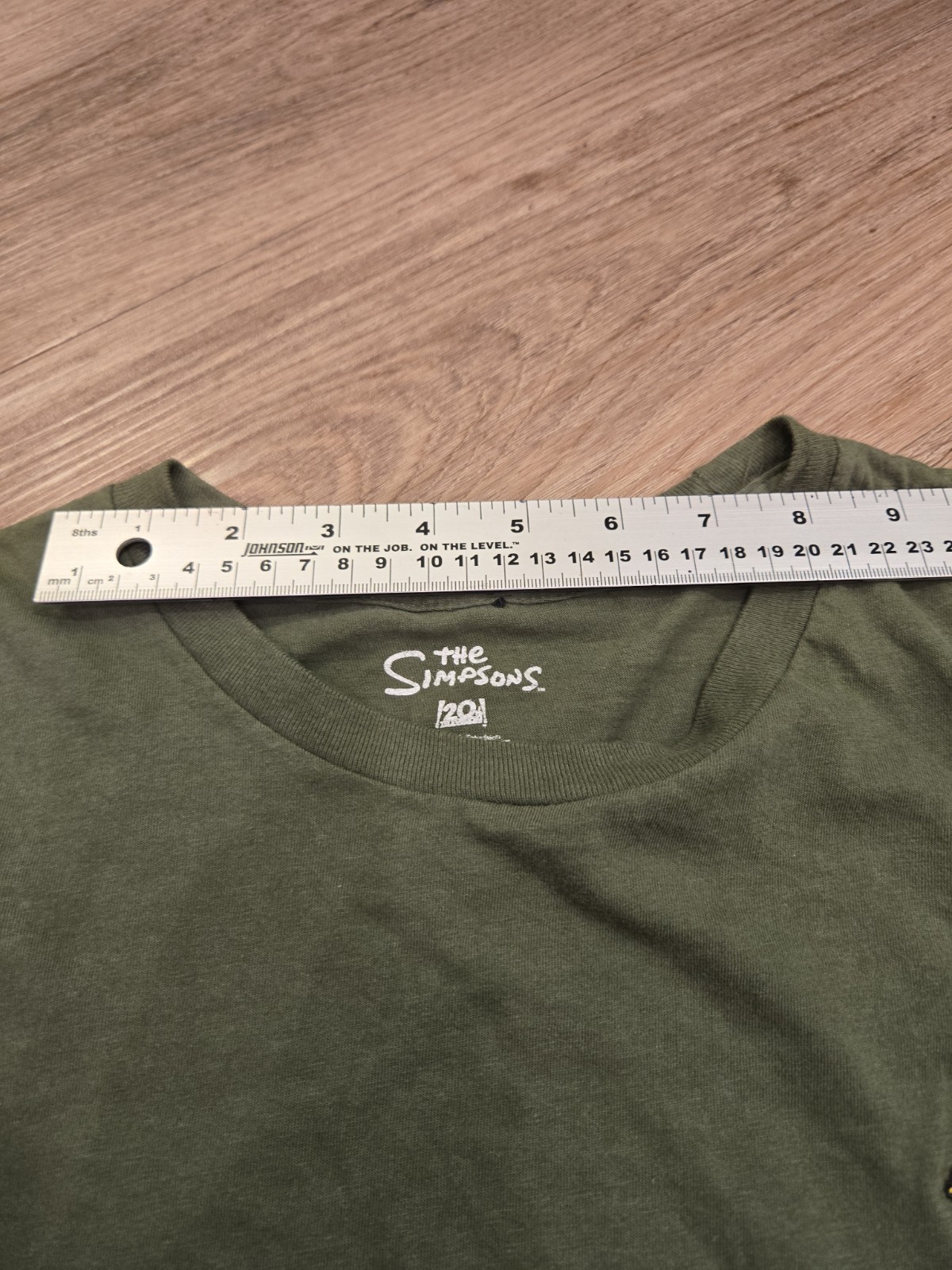 Vintage Bart Simpson Embroidered T-Shirt Green Fox Men's Size Large gallery