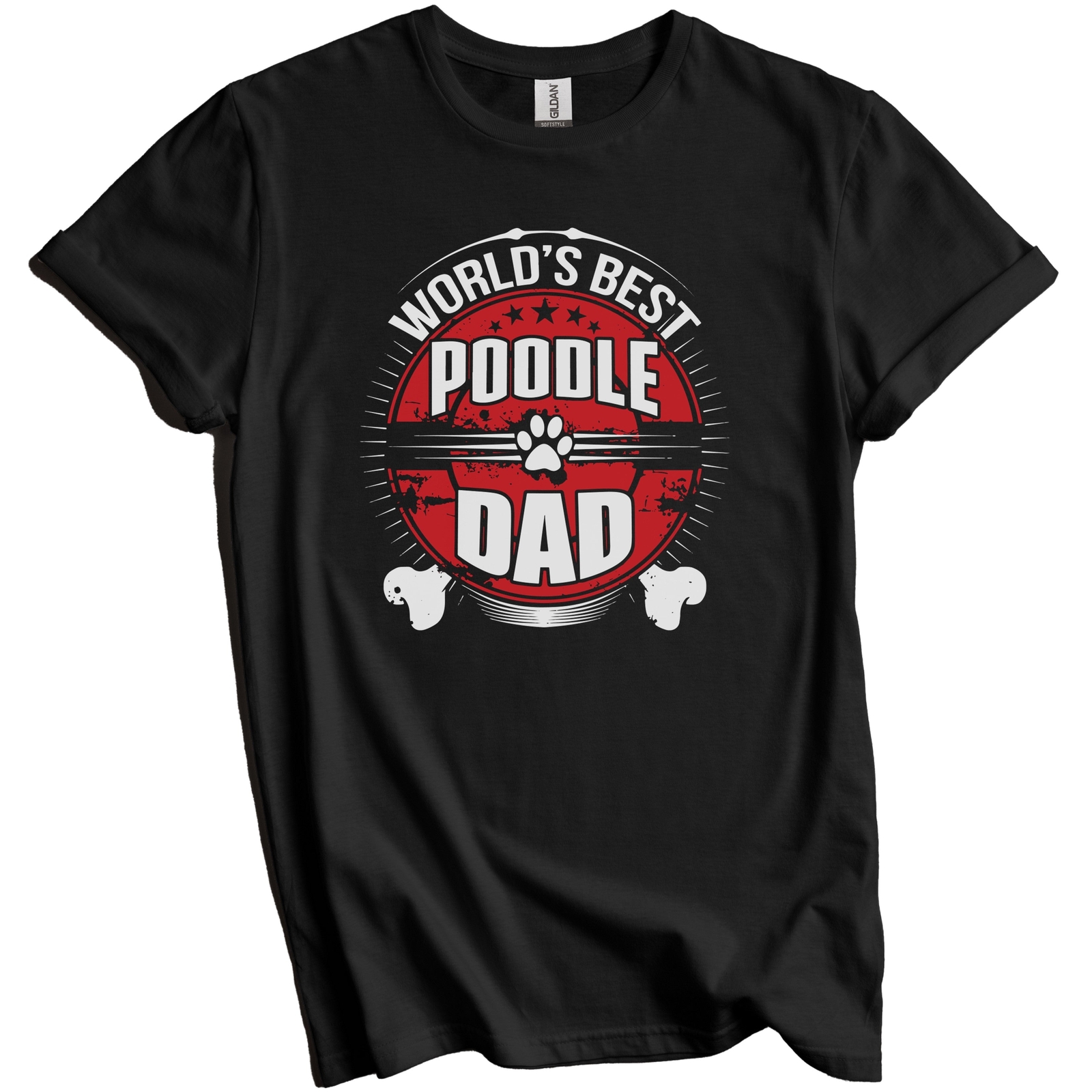 World's Best Poodle Dad Dog Owner T-Shirt gallery