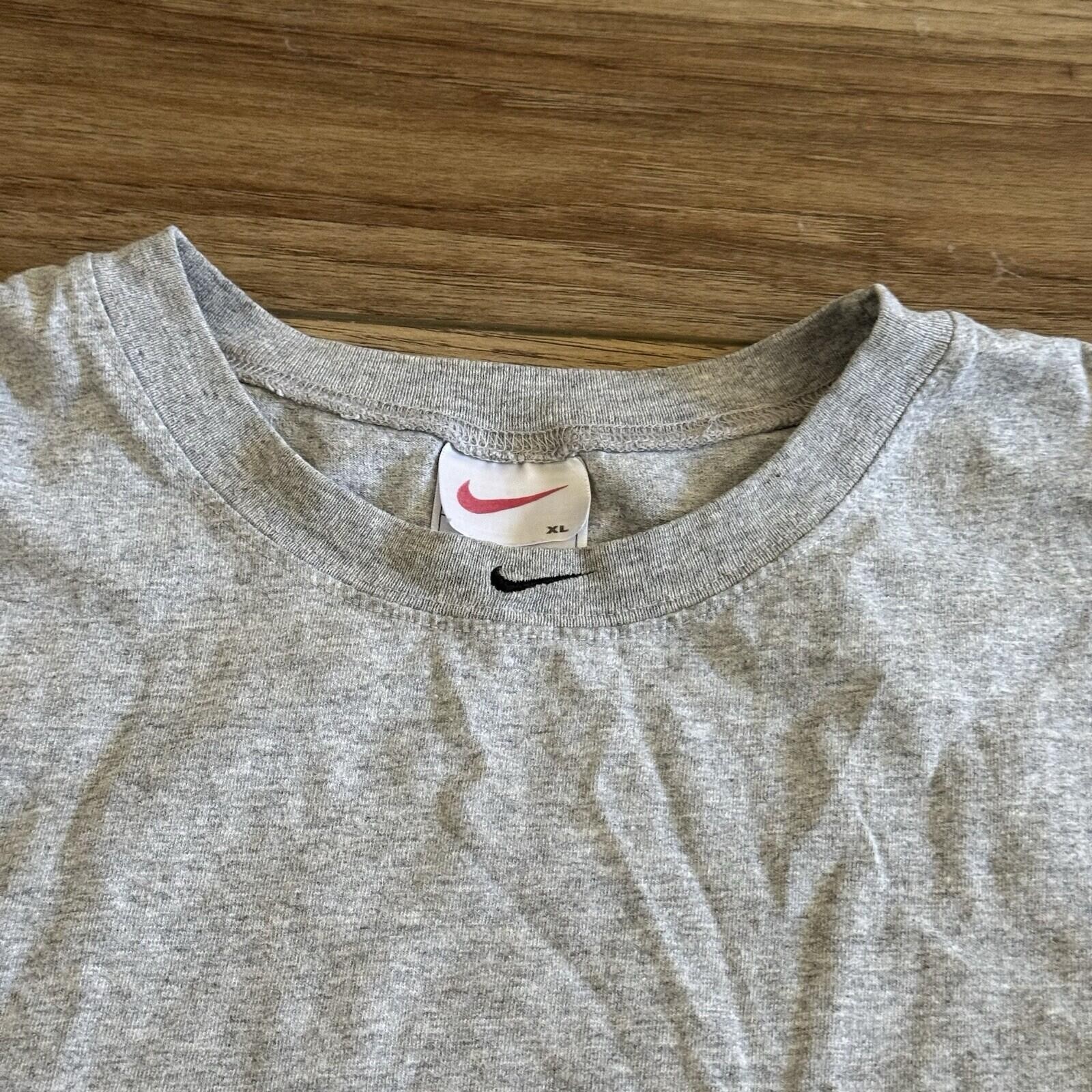 Vintage 90s Nike Basketball Center Swoosh Check Shirt XL gallery