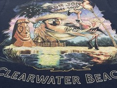 Ron Jon Surf Shop Clearwater Beach Florida Graphic T Shirt Men S Blue FL