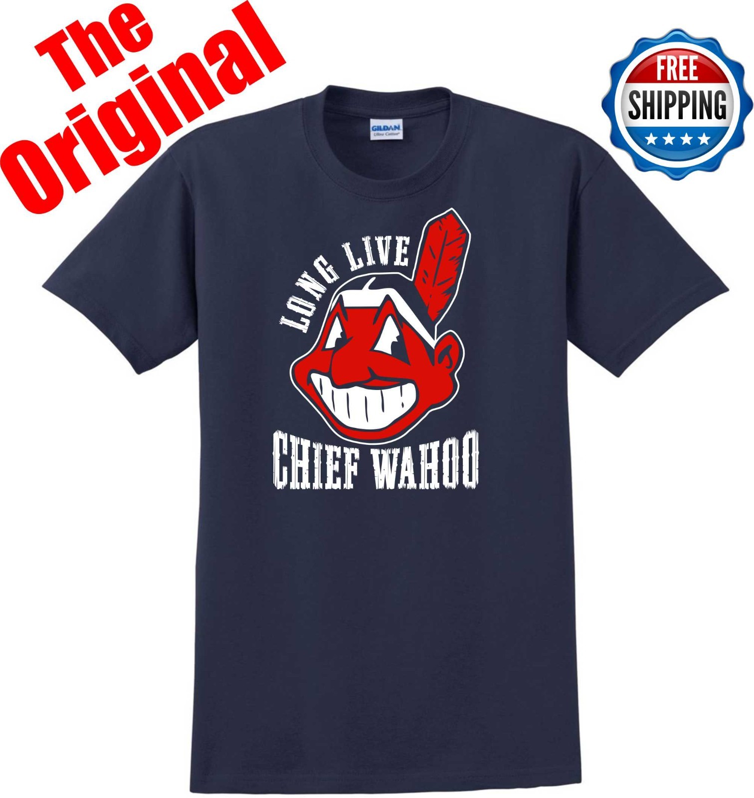 Cleveland Indians Long Live Chief Wahoo T-SHIRT THE ORIGINAL S-5XL gallery