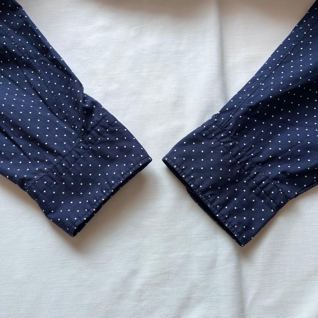 Comme des Garçons Homme 80s Polka Dots Navy Shirt gallery
