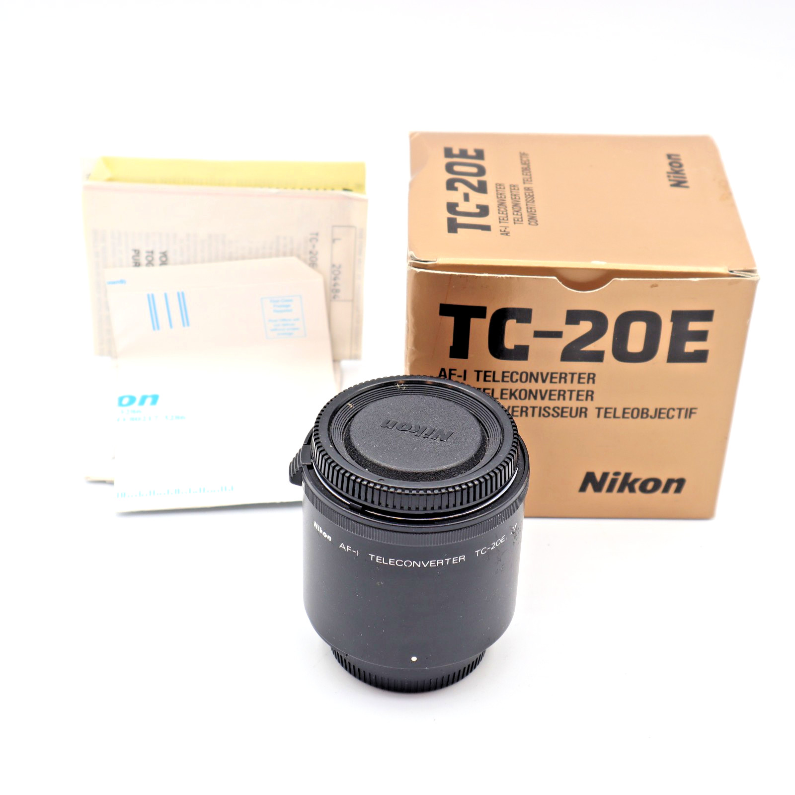 Nikon AF-I TC-20E 2x Teleconverter with front and back caps – 401