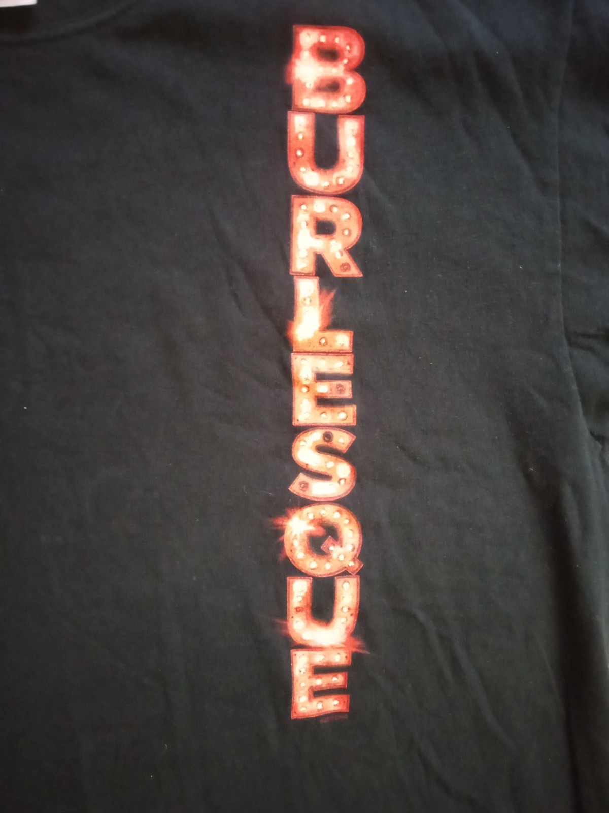 Burlesque vintage movie cher Christina Aguilera musical film crew shirt size L gallery